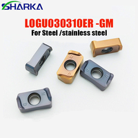 Plaquettes de tournage CNC SHARKA LOGU030310ER LOGU030310 LOGU0303 LOGU, outils de coupe en carbure, pointes en carbure de tungstène