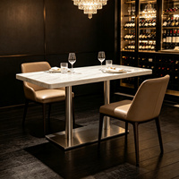 Tables de restaurant, table à manger, durable, OEM, ODM, moderne, pour hôtel, café, restaurant, mobilier