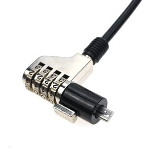 Cerradura de <span class=keywords><strong>cable</strong></span> de ordenador portátil de combinación YH1554/cerradura de <span class=keywords><strong>cable</strong></span> de seguridad de escritorio cerradura de ordenador portátil - Product Image 3