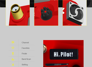 Módulo de Estación Terrestre OLED Foxeer Wildfire 5.8GHz 72CH con Doble Receptor, Compatible con Actualización de Firmware OSD para Fatshark FPV Racing - Product Image 5