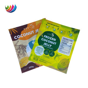 ถุงซีลสามด้านทำจากพลาสติกพร้อมโลโก้เกรดถั่วขนมผลไม้แห้งมันวาว - Product Image 6