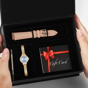 Reloj de Cuarzo Delgado Personalizable para Mujer con Correa de Joyería Impermeable, Variedad de Colores, MOQ Bajo, Logotipo OEM, Movimiento Japonés - Product Image 4