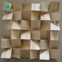 تصنيع مباشرة عالية الجودة 3D استوديو الجدار الديكور الناشر الصوت الخشبية - Product Image 2