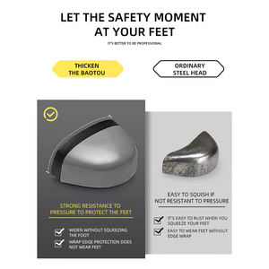 Groothandel Op Maat Veiligheidsschoenen Fabrikant Sport Veiligheidsschoenen Werkschoenen Blootsvoets Schoenen Voor Mannen Industriële Stalen Teen - Product Image 5