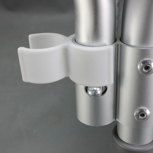 Chaise de douche Yihe en alliage d'aluminium, hauteur réglable, avec accoudoirs et dossier, équipement de sécurité pour salle de bain pour personnes âgées - Product Image 2