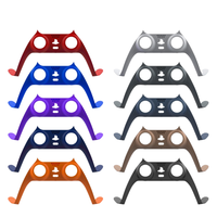 Couverture décorative de plaque frontale de coque de contrôleur de jeu coloré de haute qualité Compatible avec le boîtier de couverture de poignée de remplacement de PC pour PS5