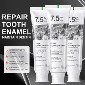 <span class=keywords><strong>Dentifrice</strong></span> Bio Réparateur en Gros à l'Hydroxyapatite Nano pour Reminéralisation et Nettoyage en Profondeur, Blanchissant les <span class=keywords><strong>Dents</strong></span> - Product Image 1