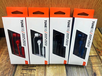 TUNE110 earbud T110 earphone berkabel musik Bass dalam Headset olahraga Jack 3.5mm kontrol In-line Handsfree dengan mikrofon