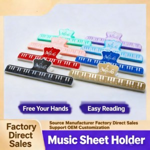 MY MUSIC - Clip Universal Grande y Colorido para Partituras Musicales, Apto para Piano, Guitarra, Violín y Varios Instrumentos - Product Image 2