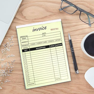 Grade Bound 2-3 Pièces Reçu en double autocopiant Factures en carbone Livre de factures Papier imprimé Carton <span class=keywords><strong>pour</strong></span> boutique Commande de vente Location - Product Image 3