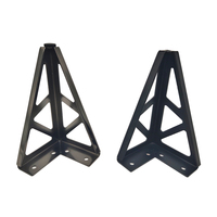 Pinlong Meubles De Luxe Quincaillerie Remplacement Fer Tv Stand Jambes Triangle Canapé Fin Table Jambes