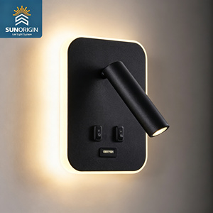 Lampe murale LED moderne réglable avec port de charge USB pour la décoration intérieure et les villas – Tension d'entrée et couleur - Product Image 6