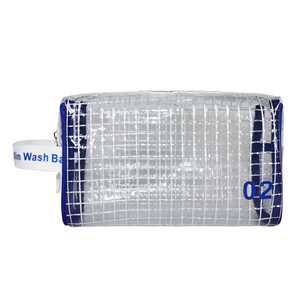 Neceser con Cierre, Fácil de Transportar, para Viajes de Negocios, Personalizado, Unisex, Nuevo, Azul, Ecológico, de PVC, a la Moda, Impermeable, Organizador de Maquillaje - Product Image 2