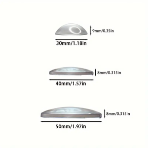 6 pièces de butées de porte anti-collision sans perçage, autocollants en silicone adhésifs pour la protection des poignées de porte à la maison - Product Image 4