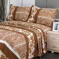 NICE DESIGN PRINT BED SHEET SET Gewebter Twill-Stil mit Polyester füllung Bequemes und stilvolles Bettwäsche set