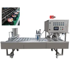 Rotary Tray Sealer Communion Cup Filling Sealing Machine Plastic Cup Sealing Machine