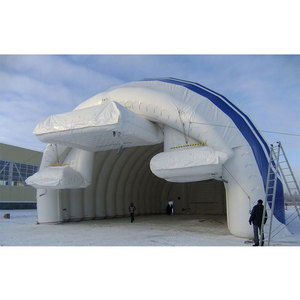 LGloo <span class=keywords><strong>Tente</strong></span> publicitaire mobile à structure <span class=keywords><strong>gonflable</strong></span> géante personnalisée sous la forme d'un hangar d'avion - Product Image 1
