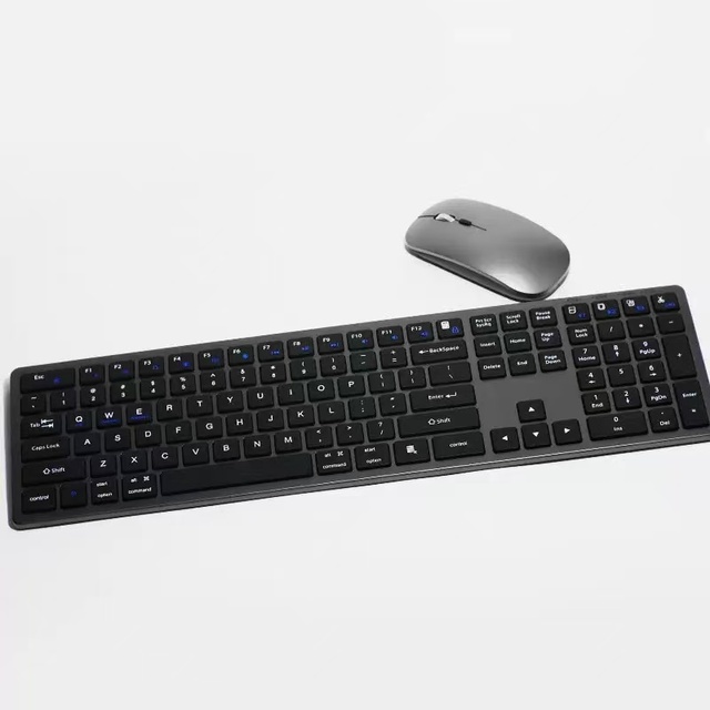 Wireless Keyboard and Mouse Combo Rechargeable Wireless BT Keyboard for ipad Pro 9.7