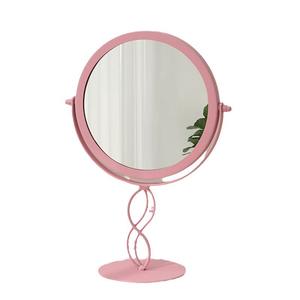 Specchio da Toeletta Girevole con Cornice in Metallo Oro/Bianco/Nero, Specchio da Tavolo per Camera da Letto e Bagno - Product Image 6