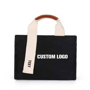 Bolsa de Compras de Algodón Reutilizable Personalizada al por Mayor, de Moda, para Exteriores, de Alta Calidad, con Logotipo Personalizado, Cierre de Cremallera/Hombro - Product Image 2