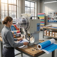 Machine de perforation automatique d'œillets pour tentes et bâches PVC, vente en gros d'usine