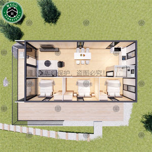 Casa Contenedor Prefabricada Expandible de 40, 30 y 20 Pies, Casa Pequeña Plegable de Acero Ligero, Villa Prefabricada, Casa Modular Plegable - Product Image 6