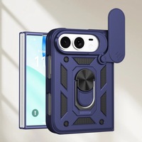 Étui pliable pour iPhone 18 avec protection d'objectif et support, coque de protection anti-chute raffinée