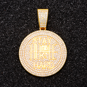 Collier pendentif mode Hip Hop européen et américain Bijoux en alliage de zinc personnalisés Bijoux hiphop de style cubain chaud - Product Image 5