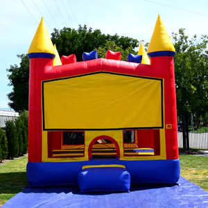 Castillo Inflable Comercial para Exteriores, Brincolín, Moonwalk, Capacidad de 200 kg, 6 Personas, Material de PVC de 0.55 mm, Certificado CE - Product Image 1