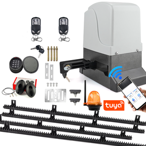 Moteur <span class=keywords><strong>de</strong></span> portail coulissant intelligent FUBEI en aluminium avec Wi-Fi et télécommande, 800 kg, 370 W, pour portail <span class=keywords><strong>de</strong></span> villa et patio extérieur - Product Image 1