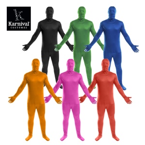 Costume d'Halloween en gros unisexe en spandex, combinaison intégrale avec fermeture éclair <span class=keywords><strong>invisible</strong></span>, vêtements de personnage de <span class=keywords><strong>film</strong></span> et de té<span class=keywords><strong>l</strong></span>évision, six couleurs - Product Image 2