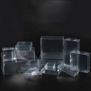 Boîtes pliables en PVC/PET transparentes avec film protecteur pour cadeaux, fleurs, savons, jouets, collations sèches - Product Image 1