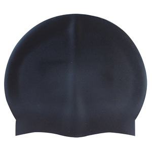 Bonnet de bain en silicone pur pour adultes, couleur unie, protection des oreilles, bonnet de bain unisexe - Product Image 3