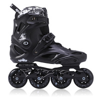 Patins à roulettes professionnels de haute qualité pour adultes, pas chers, pour slalom, avec chaussures en PU, châssis en aluminium et semelle intermédiaire en EVA
