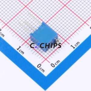 3266W-102 Adjustable Resistor / <b>Potentiometer</b> Through hole Component (THT)-3P,6.8x4.7mm Resistor 1kOhm 10% 500mW 250ppm/ - Product Image 2