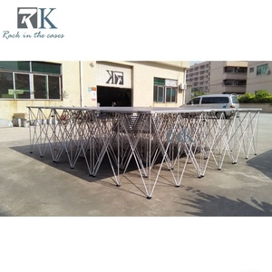 Plataforma de Escenario con Sistema de Bloqueo y Escenario Elevador Plegable de Aluminio para Eventos - Product Image 5
