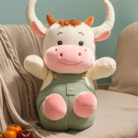 Animaux en peluche de qualité directe d'usine OEM mignon réaliste cerf en peluche boeuf taureau sanglier Axolotl ours doux chien PP matériau de remplissage