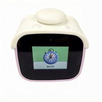 Altavoz de Mesa LED USB Personalizado con Forma de Luna, Reloj Despertador Digital con IA y Control por Voz, Cumple con la Normativa RoHS