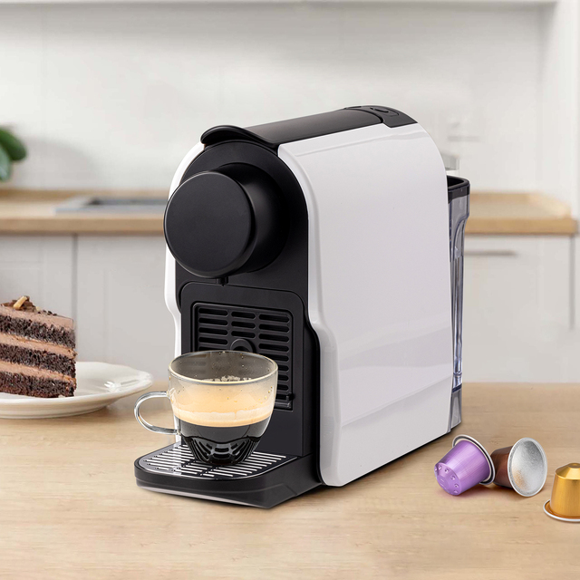 Compact Mini Espresso Machine with 20 Bar High Pressure Pump Electric US Plug Compatible for NS Original Line Pods