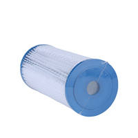 Fabrication professionnelle, nettoyage facile, filtre à cartouche plissé en polyester hautement efficace pour filtre à eau domestique