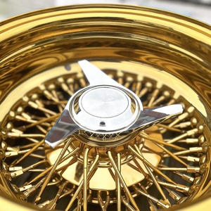 江灶100辐条钢丝轮金铬13 14 15 <span class=keywords><strong>16</strong></span>合金轮圈，适用于贝尔艾尔·德尔·雷·英帕拉埃尔卡米诺·弗利特伍德·莱萨布雷·德维尔 - Product Image 6