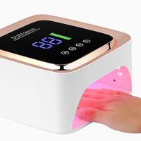 Nouvelle lampe à ongles UV LED rechargeable portable Sunkin, utilisation à domicile ou en salon, normes américaines et britanniques, photothérapie 365nm, vernis gel