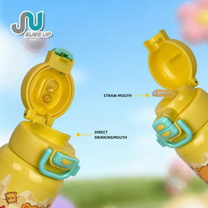 Gourde isotherme à double paroi en acier inoxydable pour enfants, écologique, avec une bonne sensation au toucher, isolation thermique de 12 à 24 heures, pour la rentrée scolaire - Product Image 5