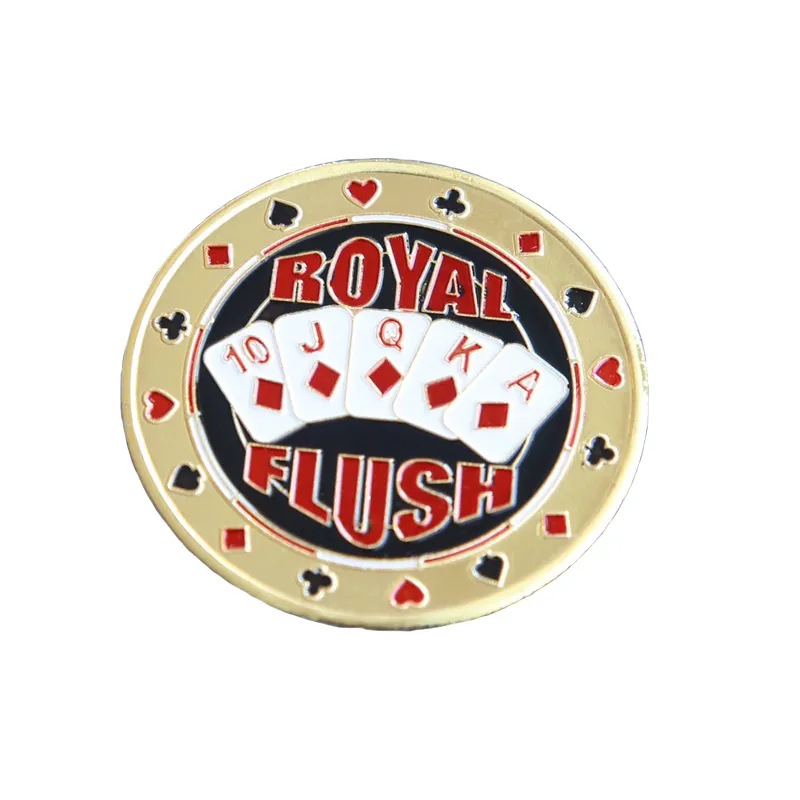 Yexi Texa Metal Poker Chips Houder Op Maat Gemaakte Blanco Messing Custom Poker Munt Koper Emaille Goud Zilver Poker Chips Coin Casino