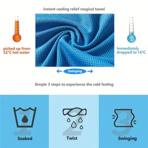 Hot Sell Gym Sweat Ice Cold Sports Towels and <b>Cooling</b> Towel for Fitness Microfiber Gym Sport <b>Cooling</b> Towel - Product Image 4