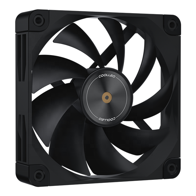 Coolleo N25 Computer Case Fan FDB Bearing Air Cooler CPU Cooling Radiator Fan Long Life Quiet High Performance Chassis Fan