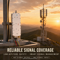 Module amplificateur de puissance RF large bande GUORESOUN 3400M-3600M 100M-6000M personnalisable 13W 25W 50W pour l'amélioration de la couverture du signal