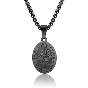 Collar de Acero Inoxidable para Hombre, Joyería con Colgante de Acero Inoxidable, Venta al por Mayor - Product Image 2