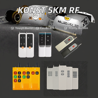 Interrupteur de télécommande sans fil RF longue portée DZ KONST 433 MHz pour applications de garage, maison, drone, porte, télécommande automatique RF 5 km