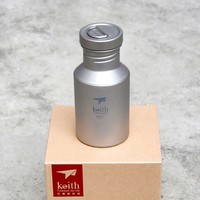 Bouteille d'eau en titane pur de 400ml couvercle léger écologique pour les activités sportives course à pied randonnée cyclisme pour les aventures en plein air